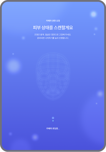 얼굴 스캔 이미지